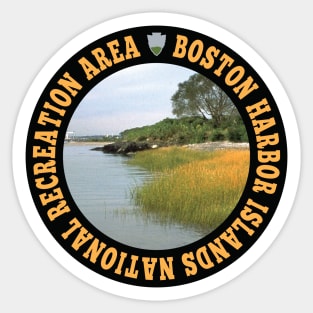 Boston Harbor Islands National Recreation Area circle Sticker